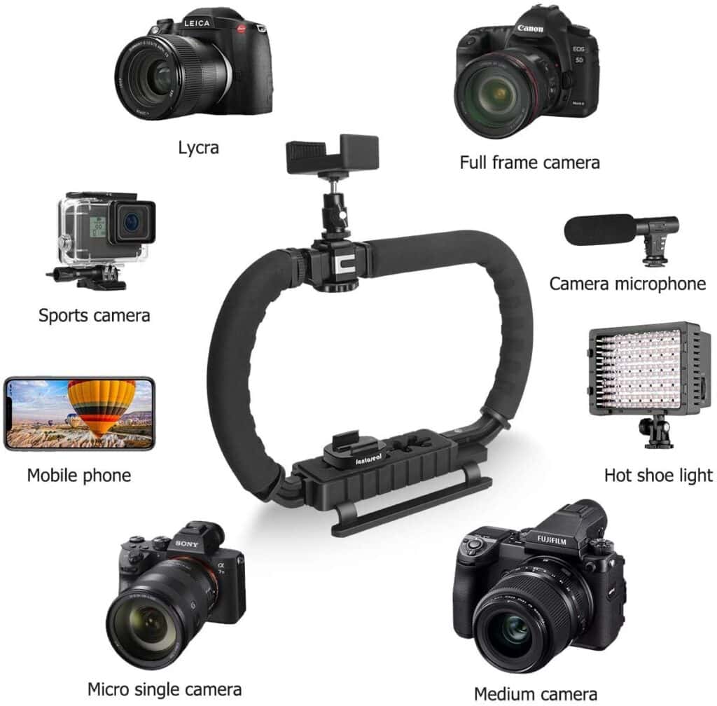 Fantaseal DSLR Camera Camcorder Phone Stabilizer